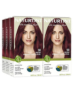 Naturtint 5R Fire Red Permanent Hair Color (Pack of 6), Ammonia Free, Vegan, Cruelty Free, up to 100% Gray Coverage, Long Lasting Results (Packaging may vary)