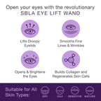 SBLA Eye Lift Wand – Anti-Aging Serum for Eyelids, & Eye Area - With SBLA66Peptide™, Caffeine, Hyaluronic Acid, Niacinamide & Vitamin C - Smooths, Lifts Hooded Lids, Brightens Eyes, Reduces Puffiness
