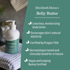 Earth Mama Belly Butter, Maternity Moisturizer for Dry Skin | Lotion for Pregnancy and Postpartum Recovery Self Care, Body Cream with Aloe, Fragrance Free, 8-Fluid Ounce (2-Pack)