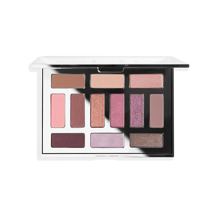 OFIR Shimmer 12-Shade Eyeshadow Palette | Buildable Pigment Adds Depth | Talc Free Eye Shadow Palette Makeup | Lightweight Powder Enhances Radiant Looks (Quiet Bloom)