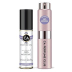 CA Perfume Duo Impression of Gris Montaig For Women Perfume Layering Set Long Lasting Travel Size EDP + Body Oil Roll-On Bottle 0.27 Fl Oz+0.33 Fl Oz