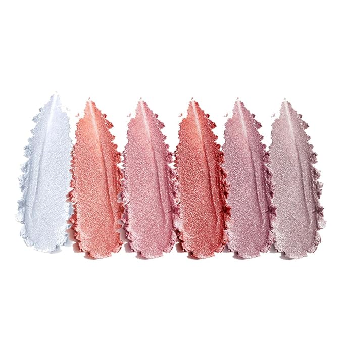 Glitter Eyeshadow Palette, Ultra-Shiny Sparkle Shimmer Eye Shadow with Fine Powder, Natural Pigment, Waterproof Sweat-Proof Long-Lasting Color, Shiny Multi-Color Nude Earth Tone Makeup Palette-5#