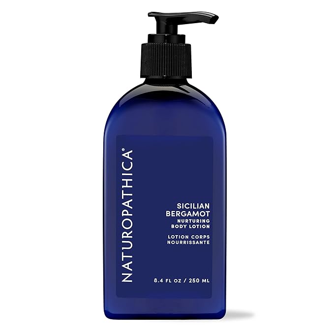 Naturopathica Sicilian Bergamot Body Lotion - Daily Citrus Body Moisturizer w/Orange, Clementine, Grapefruit and Aloe - Made in USA, 4.7 oz.