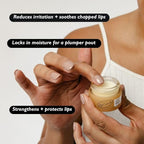 UpCircle Lip Balm with Hemp Seed Oil + Shea Butter 15ml – Hydrating + Plumping – Rosehip + Grapefruit Oil To Soothe Dry Lips - Natural, Vegan + Cruelty-Free