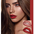 12 Pcs Pink Nude Brown Lip Liner Makeup Set - Waterproof & Smudge-Proof Matte Pencil Lip Liner Pack, Long-Lasting & Durable, Smooth & Easy Glide, Non-Smudge, Contouring, Filling & Layering (Set A)