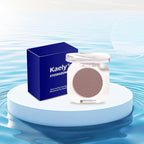 Light Cocoa Matte Single Eyeshadow, Lightweight Blendable Mini Eye Shadow for Older Women, Monochrome Eyeshadow Palette Makeup Pigmented Waterproof, Vegan & Cruelty-Free, 18