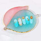 1 Pcs Leaf Resin Nail Art Palette Painting