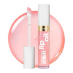 REVLON Super Lustrous Glimmer Lip Oil, Moisturizing & Tinted, Shiny Finish, Made with Plant-Based Squalane, 001 Candy Hearts, 0.13 fl oz