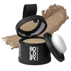 BOLDIFY Hairline Powder - Root Touch Up Hair Color for Gray Coverage - Bald Spot Concealing Hair Powder for Women & Men - 24-Hour Stain-Proof - Medium Blonde