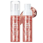 60ml Shimmer Body Oil – Illuminating Sunscreen SPF 30 Body Glow Oil with Radiant glitter, Lightweight Moisturizer for Highlighted Skin, Non-Greasy, Water-Resistant Summer Glow Enhancer (02# RoseGold)