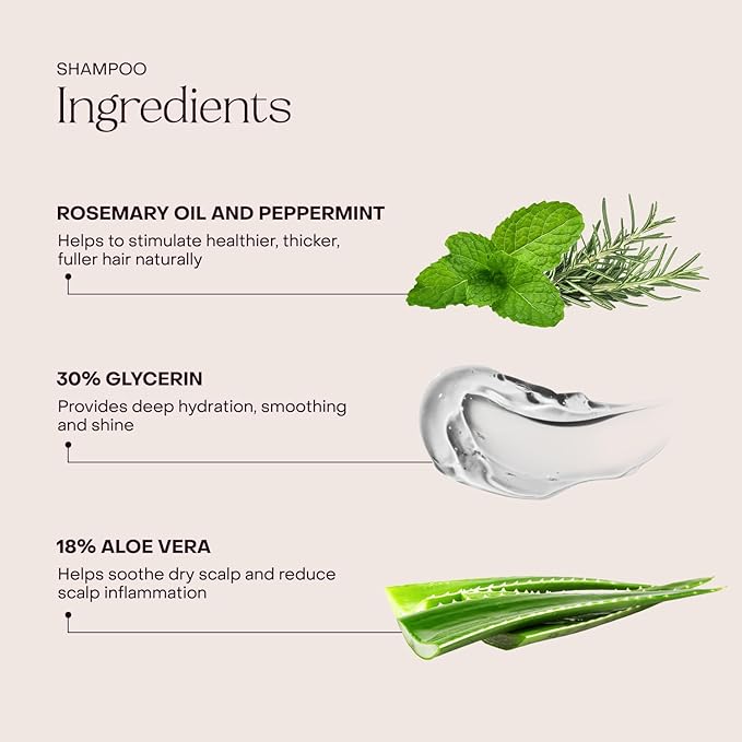 Everist The Haircare Meets Skincare Set, Includes Shampoo & Deep Conditioner Concentrates, Strengthens & Repairs Hair, Hydrates & Soothes Scalp, Plant-Based & Color-Safe, 3.4 fl oz Each