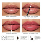 Kaely Longwear No-Budge Lipstick for Women, Highly Pigmented Liquid Lip Color Makeup, Non-Transfer Lip Gloss Stain Waterproof Smudge Proof 24 Hour, Instant Shine, Vegan & Cruelty-Free, 07 CHARMED