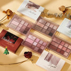 12 Girds Colorful Matte Shimmer Eyeshadow Palette for Eye Makeup,High Pigmented Eye Shadow Primers Powder Palet de sombras de ojos 12-C