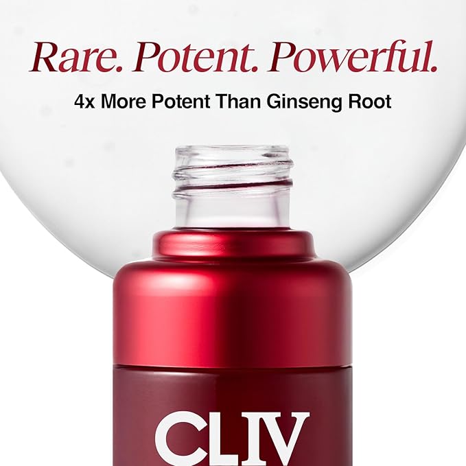 CLIV Ginseng Berry Premium Ampoule, Nourishing Facial Ampoule for Dry and Tired Skin, Healthy and Dewy Skin, Authentic Korean Skincare (Special Kit)