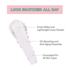 Kimchi Chic Beauty Puff Puff Pass Set and Bake Setting Powder for Makeup, Extra Fluffy Loose Face Powder Poof, Soft Natural Face Makeup for Uneven Skin Tone, 01 Ivander