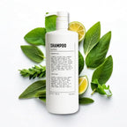 Blu Atlas Men's Natural Shampoo – Organic, Sulfate-Free, Paraben-Free – Deep Cleansing & Hydrating – Classic Scent (Bergamot, Sage, Patchouli) – Made in America– 32 oz