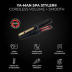YA-MAN SPA Styler® Cordless Volume + Smooth - Cordless Styling, Reimagined. Hybrid Hot Brush + Flat Iron