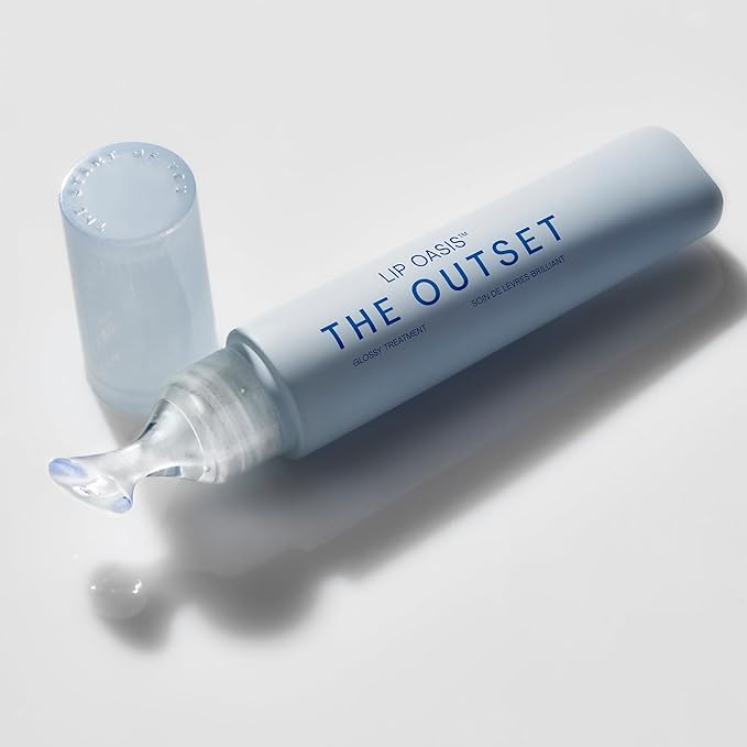 The Outset Lip Oasis Glossy Treatment | Skincare Essentials | Vegan | Gluten Free | Clean Beauty | Unisex for All Skin Types | Clear | 0.3 oz