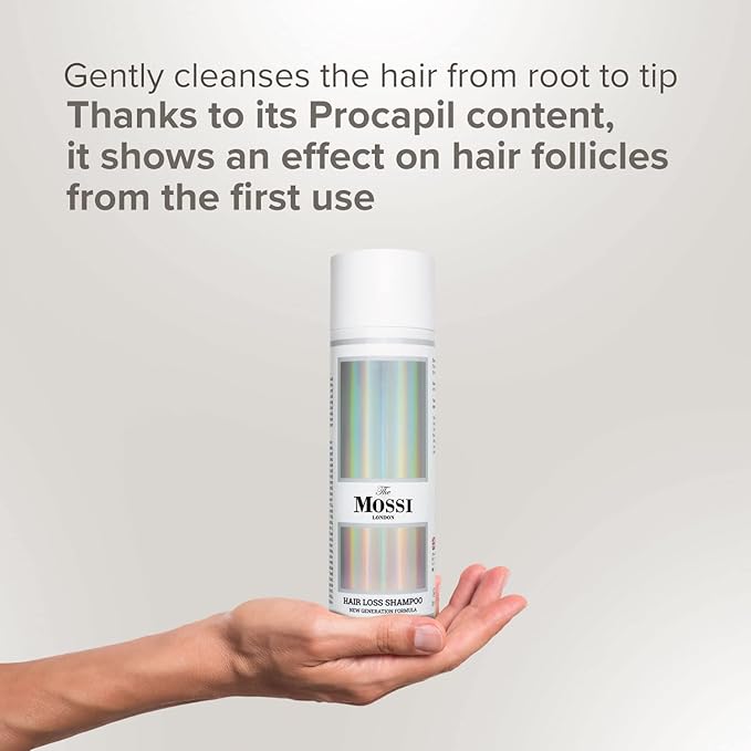 The Mossi London Hair Growth Shampoo for Thinning and All Hair Types - 6.7 Fl Oz (200ml)