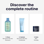 HORACE Hair Wax Pomade for Men – Strong & Long-Lasting Hold – Matte Finish – No Silicones or Mineral Oils – Woody Scent – Refillable, 50 ml