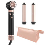 Dual Voltage 3 in 1 Hot Hair Styler – High-Speed Hair Dryer with Air Styler with Long Barrel Air Styler, European Hair Tools Styling, Fast Drying and Quick Styling, Travel Case,Gifts for Women