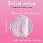 200 Cotton Pads, Individually Wrapped Cotton Rounds Travel Size, Makeup Remover Pads for Eye, Nail Polish, Face Cleansing Pads Hotel Amenities