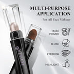 Shimmer Eyeshadow Stick Makeup 6PCS Set, Pink Metallic Matte Cream Eye Shadow Eyeliner Brightener Pencil Crayon - DESERT WILD