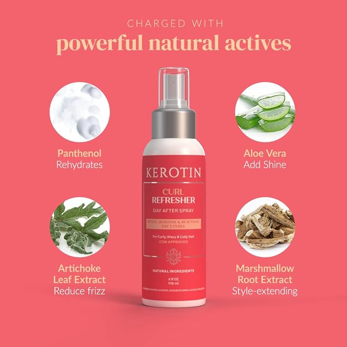 Kerotin Curly Hair Products - Parent (Curl Refresher)