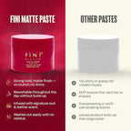 Matte Paste for Men – Volumizing Paste with Natural Look & Strong Hold, Matte Finish, Oud Fragrance