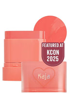 KAJA Cheek & Lip - Dewy Bar 03 Peach Cobbler | Creamy Blusher and Balm Multi-Stick, 45% Moisturizing Oil, Apple Extract, Vitamin-Hyaluronic Acid Infused, High Shine, Non-Sticky, Easy Blending, 10g