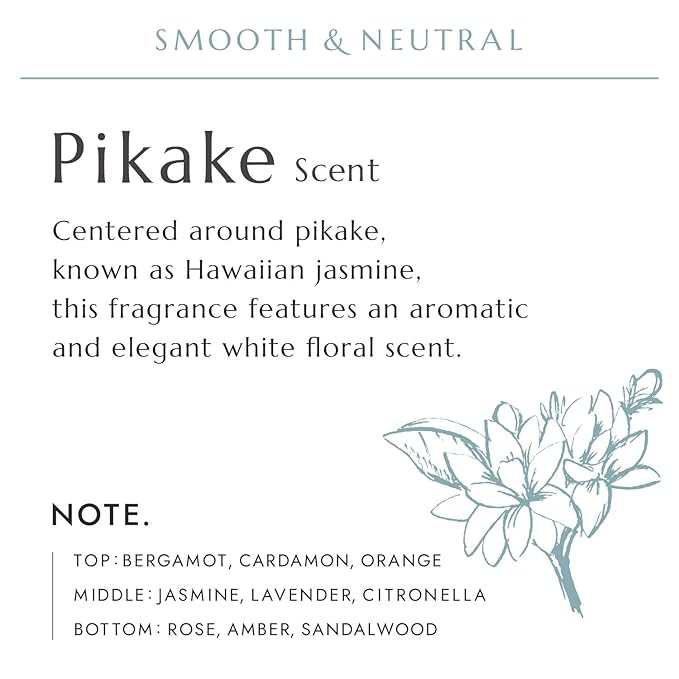 LIKOA, Smooth and Neutral Treatment, Vegan, Halal, Lightweight Moisture for Fine, Dry, or Tangle-Prone Hair, Botanical Hair Care, White Floral Scent, Made in Japan, 500g, 17.64oz