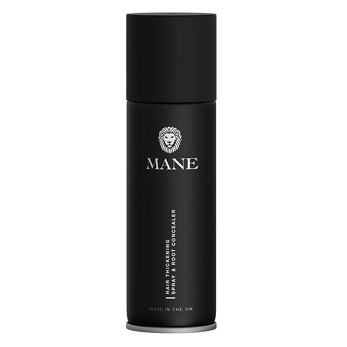 Mane Hair Thickening Spray & Root Touch Up, Instantly Thicker Hair for Men & Women, Fill in Hairlines and Hide Thinning and Fine Patches - Light Blond, 12 Colors (6.76 oz)