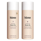 hims Thick Fix Shampoo & Conditioner Set - Saw Palmetto for Healthy Hair Growth & Thickening - Scalp Cleansing - Vegan, Sulfate-Free & Cruelty-Free - Eucalyptus Scent, 6.4 fl oz