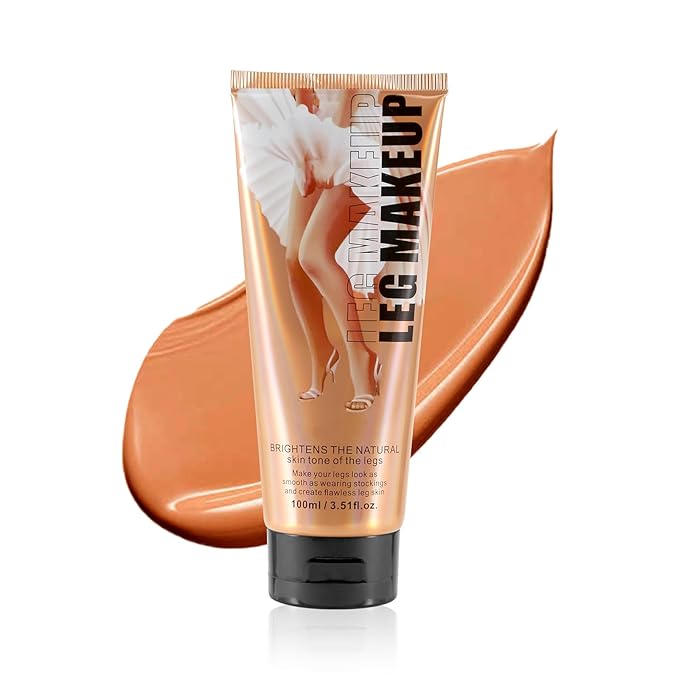 Boobeen Waterproof Leg Makeup Cream, No Transfer Body Concealer, 24-Hour Long-Lasting and Easy to Apply, Smooth & Light Effect for All Skin Tones