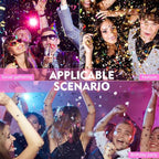 Blue Body Glitter Stick, Sparkling Neon Outfit Singer Concert Music Rave Festival Party Accessories Face & Body Glitter Gel Makeup.