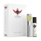 CA Perfume Duo Impression of Purve Royal Eau de Cologne For Women And Men Perfume Layering Set Long Lasting Travel Size EDP + Body Oil Roll-On Bottle 0.27 Fl Oz+0.33 Fl Oz