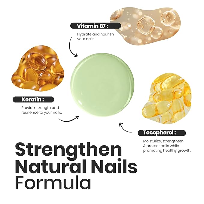 Beetles Nail Polish Set P176, 6 Colors Glitter Green Nude Natrual Pink Nail Lacquer Fast Drying & Long Lasting Finger Fall Nail Polish Glitter Effect for DIY Nail Art Salon at Home Gifts for Women