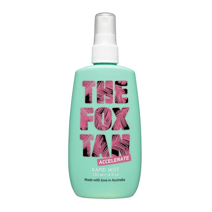 The Fox Tan Upsize Me Bundle, For Darker & Faster Tans, Creates Flawless, Long-Lasting Tan Skin, Vegan & Cruelty Free, 120mL + 300mL (2 Products)