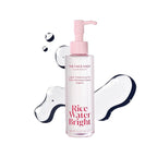 The Face Shop Rice Water Bright Light Facial Cleansing Oil, Daily Makeup Remover, Oil Cleanser, Vegan, Korean Skin Care with Jojoba Oil, Face Pore Cleanser, 150ml