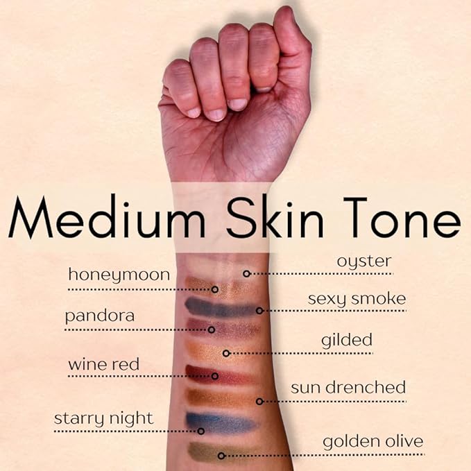 Pandora Purple Plum Dark Shimmering Eggplant Pressed Powder Single Vegan Eyeshadow; Talc, Paraben & Cruelty Free