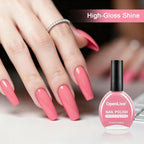 16.5ml Pink Nail Polish Large Volume Quick Drying Nail Polish, Fast Drying and Long Lasting Color Nail Art DIY Home Manicure Gift for Women