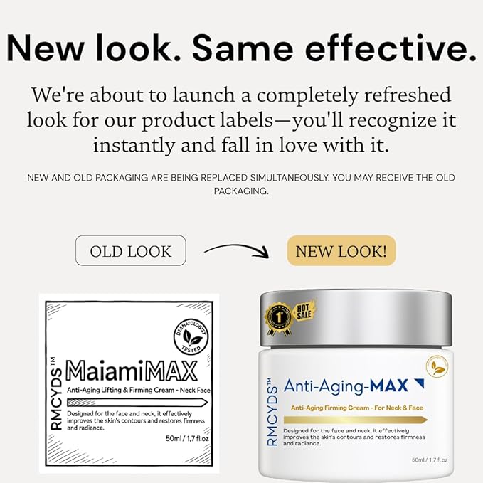 Anti-Aging Lifting & Firming Cream – Hydrating & Tightening Formula for All Skin Types – Paraben-Free, Fragrance-Free, BHA-Free (1.7 fl oz / 50 ml)