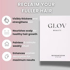 Glov Beauty Micro Infusion Hair Renewal Kit – 0.25mm Gold Derma Stamp with Hyaluronic Acid, Peptide & Botanical Serum Ampoules | Hydrating Scalp Treatment for Fuller, Thicker-Looking, Healthier Hair