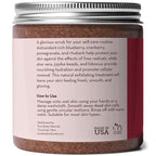 Pure Body Naturals Superfruit Smoothie Scrub, 8.8 fl oz | Antioxidant-Rich Exfoliating Scrub for Smooth, Rejuvenated Skin