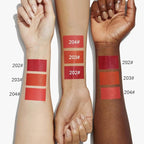 evpct 3Pcs Silky Creamy Matte Lipsticks Set for Women, Orange Ruby Cherry Red Matte Lipstick Lip Blam Sticks Long Lasting Waterproof, Lightweight and Hydrating Moisturizing Lipstick 24 Hour Originales