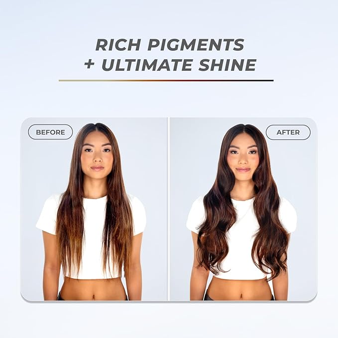 XMONDO Color 5G Golden Brown Color Depositing Mask & Glossing Treatment Infused with Bond Boosters for Nourishment, Revitalize & Repair, Vegan Formula, 8 Fl Oz