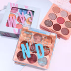 Matte Eyeshadow Palette,Pigmented Rainbow Eye Shadow Kit with Red Yellow Blue Pink Green Shades, Smooth Blendable Long-Lasting Colorful Makeup Palette for Creative Looks, Stage, Festival & Daily Wear