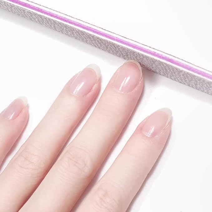 21 Pcs Nail File 100/180 Grit Nail Files,Gray Double Sided Emery Boards,Professional Nail Files for Natural and Acrylic Nails