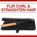 CHI Tourmaline Ceramic Series Flat Iron, Hair Straightener For Silky Smooth Hair, Ideal For Straightening Or Curling Hair, 1" Iron