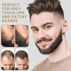 VOLLUCK Root Touch up Powder, Instant Hairline Powder for Thinning Areas and Gray Hair Coverage, Natural and Non-greasy Root Cover up for Women and Men (Gray, 0.14 Ounce)